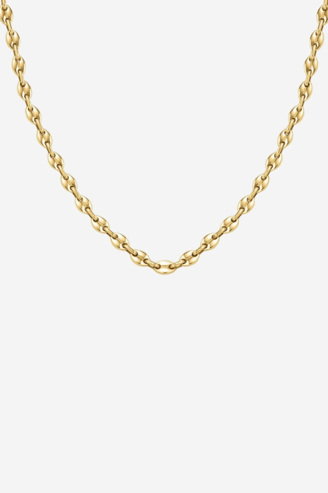 Coffee Bean Chain Necklace