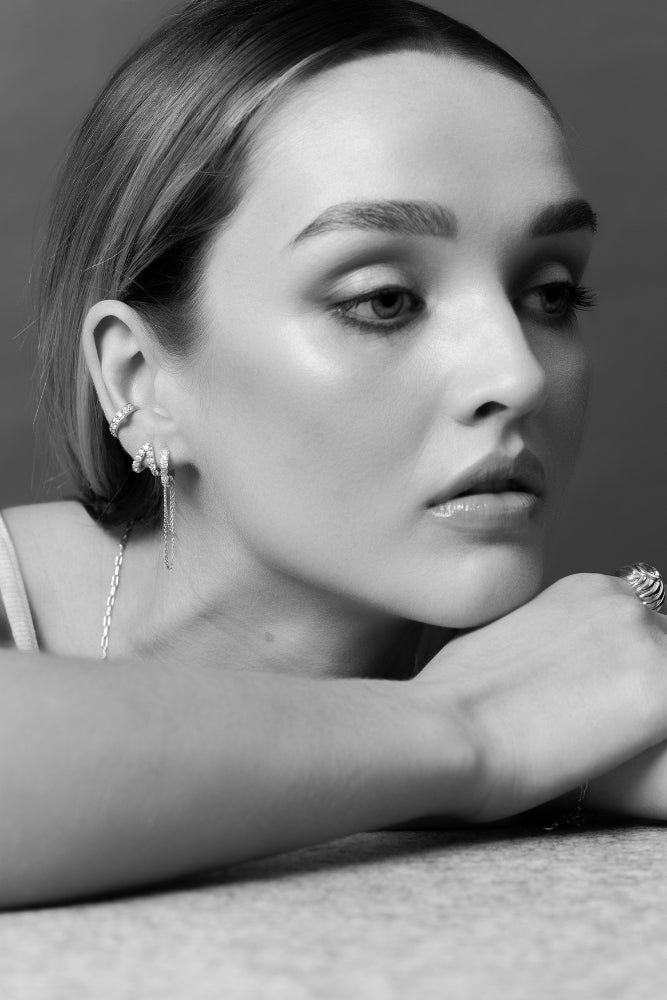 Aria Hoops - CZ/Silver