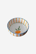 Citrus Burst Stamped Bowl - Large
