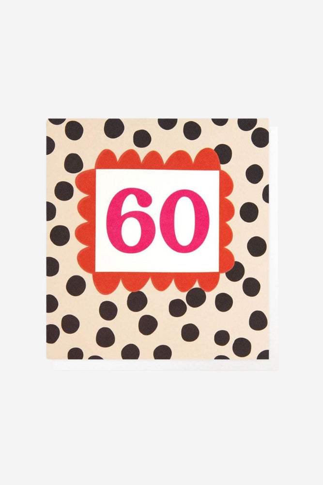 Age 60 Polka Dot - Gift Card