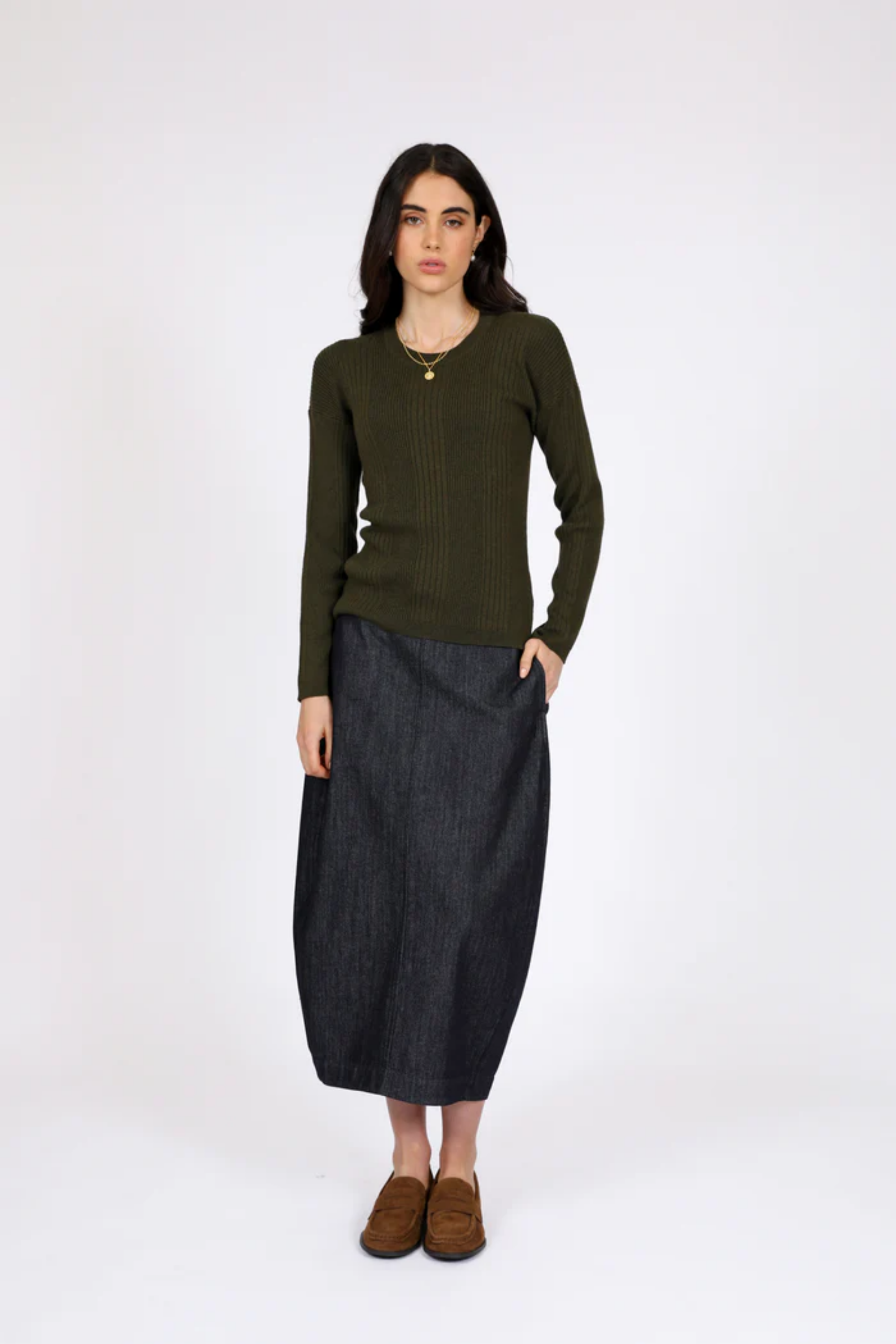 Vero Knit Long Sleeve - Spruce