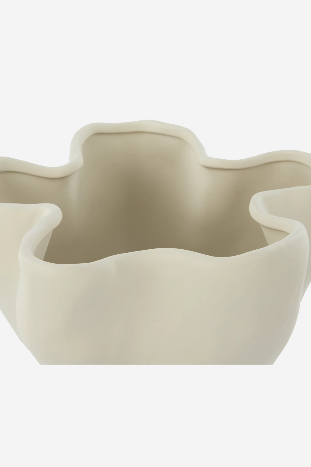 Fluid Vase - Cream