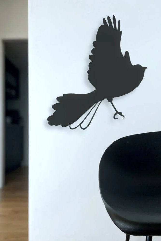 Fantail (Pīwakawaka) Silhouette