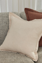 Cove Linen Cushion - Oat