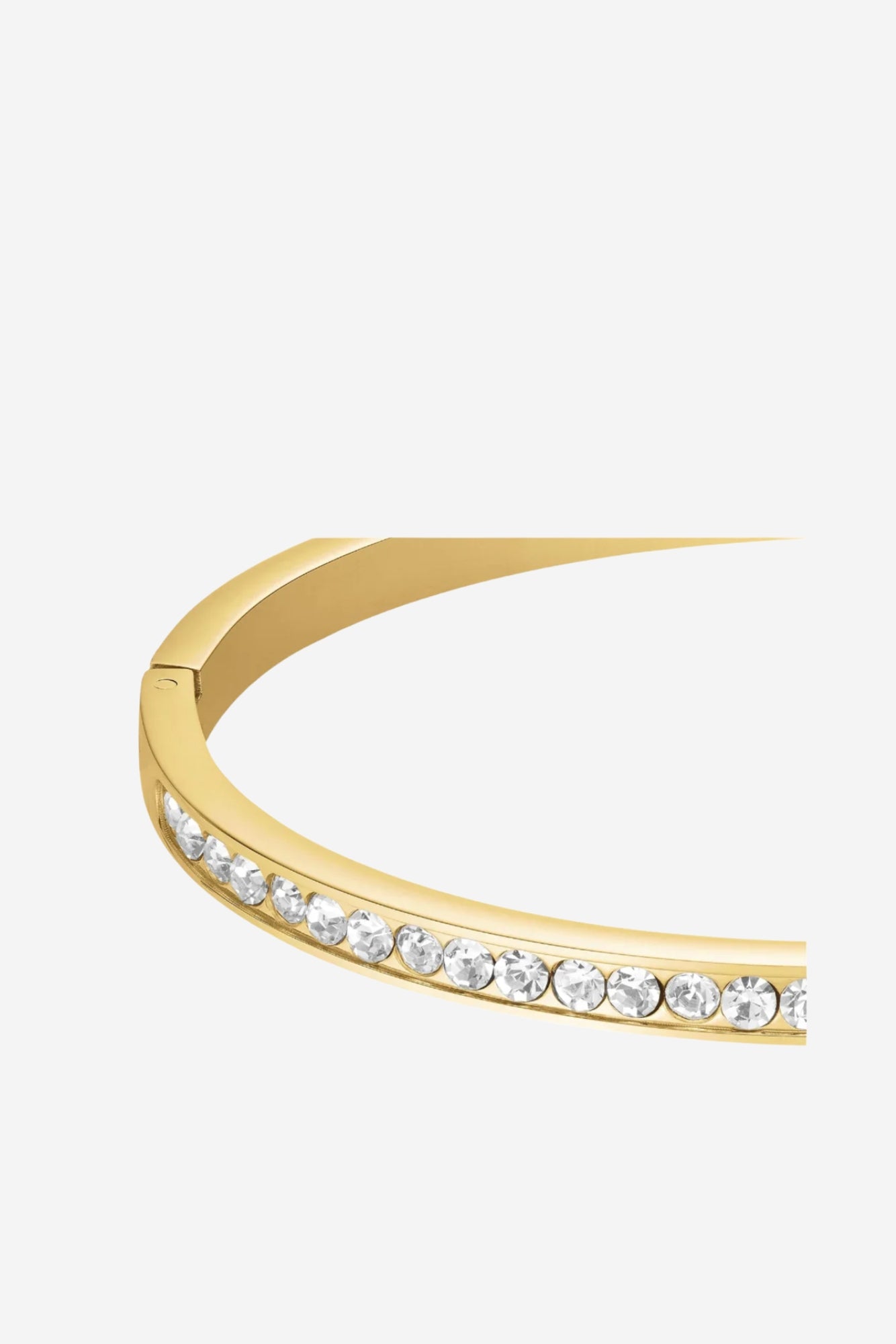 Crystal Bangle - Gold