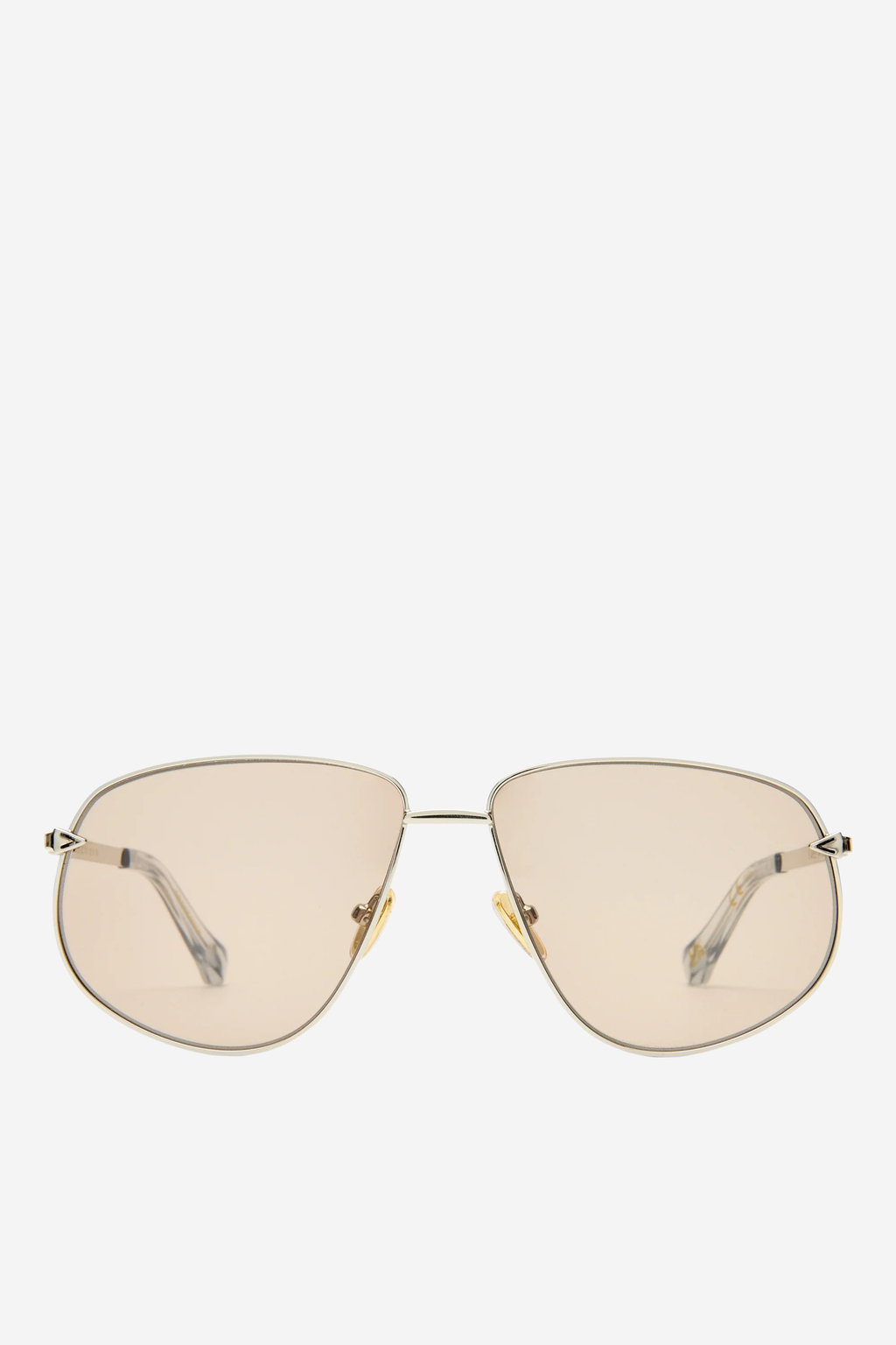Flux Sunglasses - Silver/Tan Mono