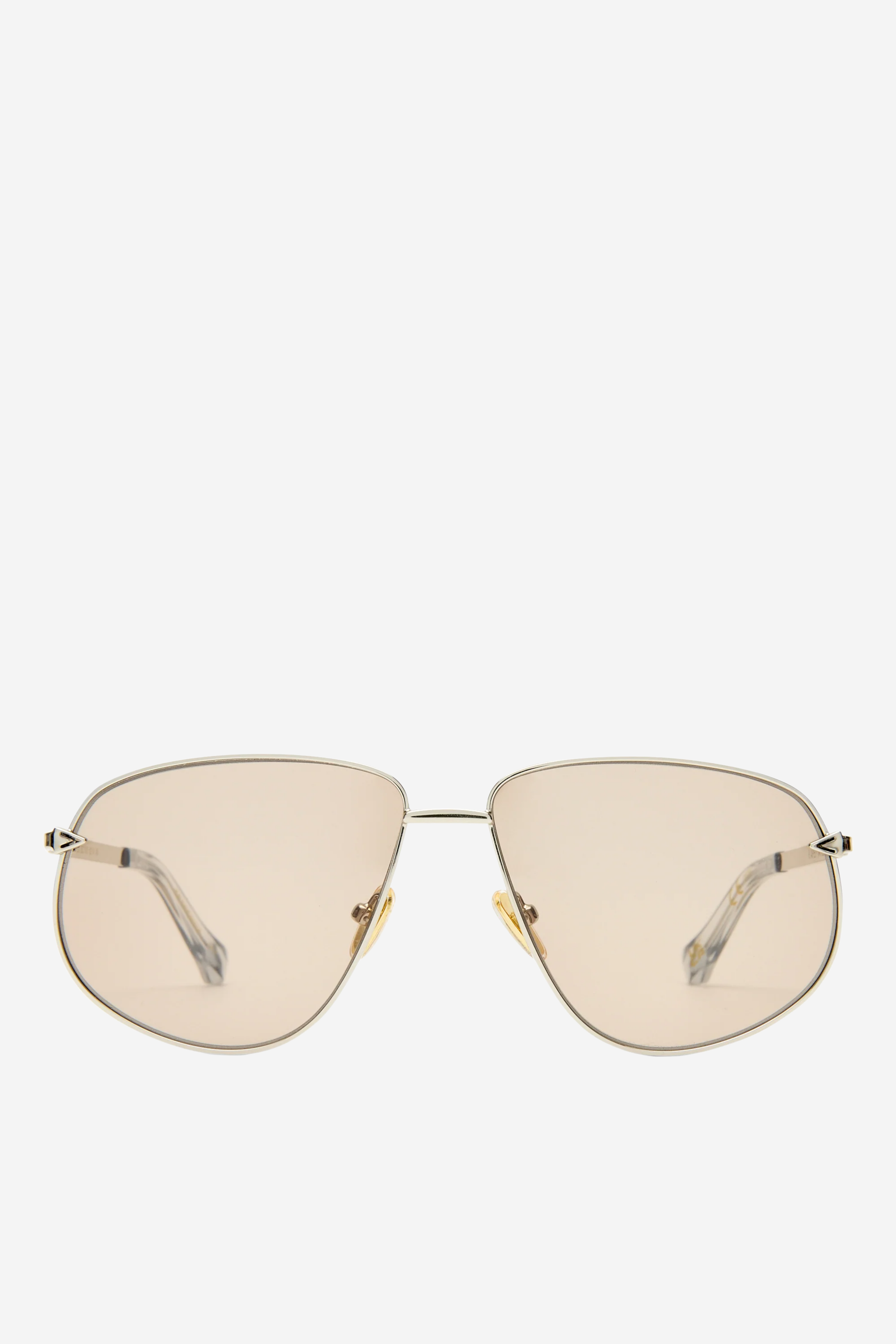 Flux Sunglasses - Silver/Tan Mono