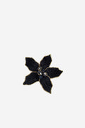 Small Jewelled Poinsettia - Black