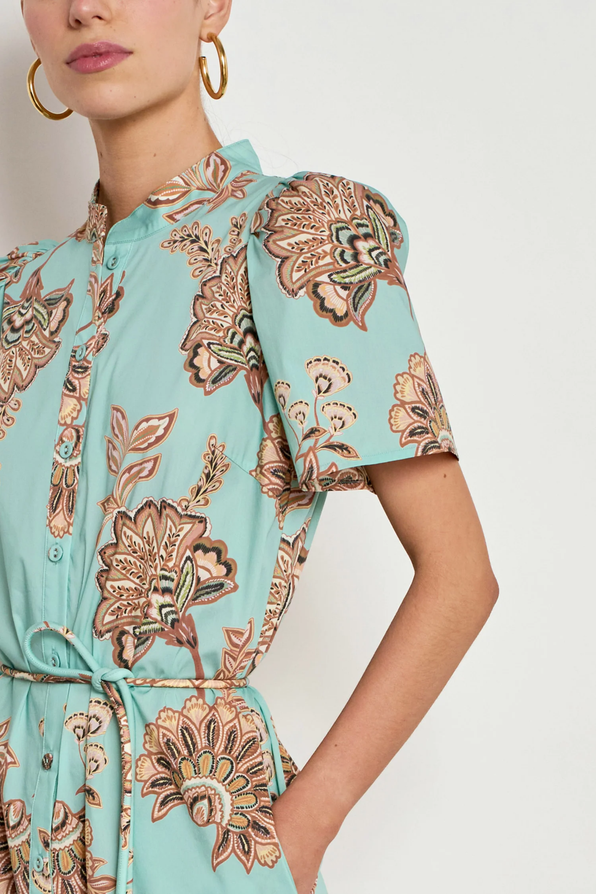 Quote Dress - Mint Kgari