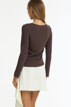 In Motion Top - Brown