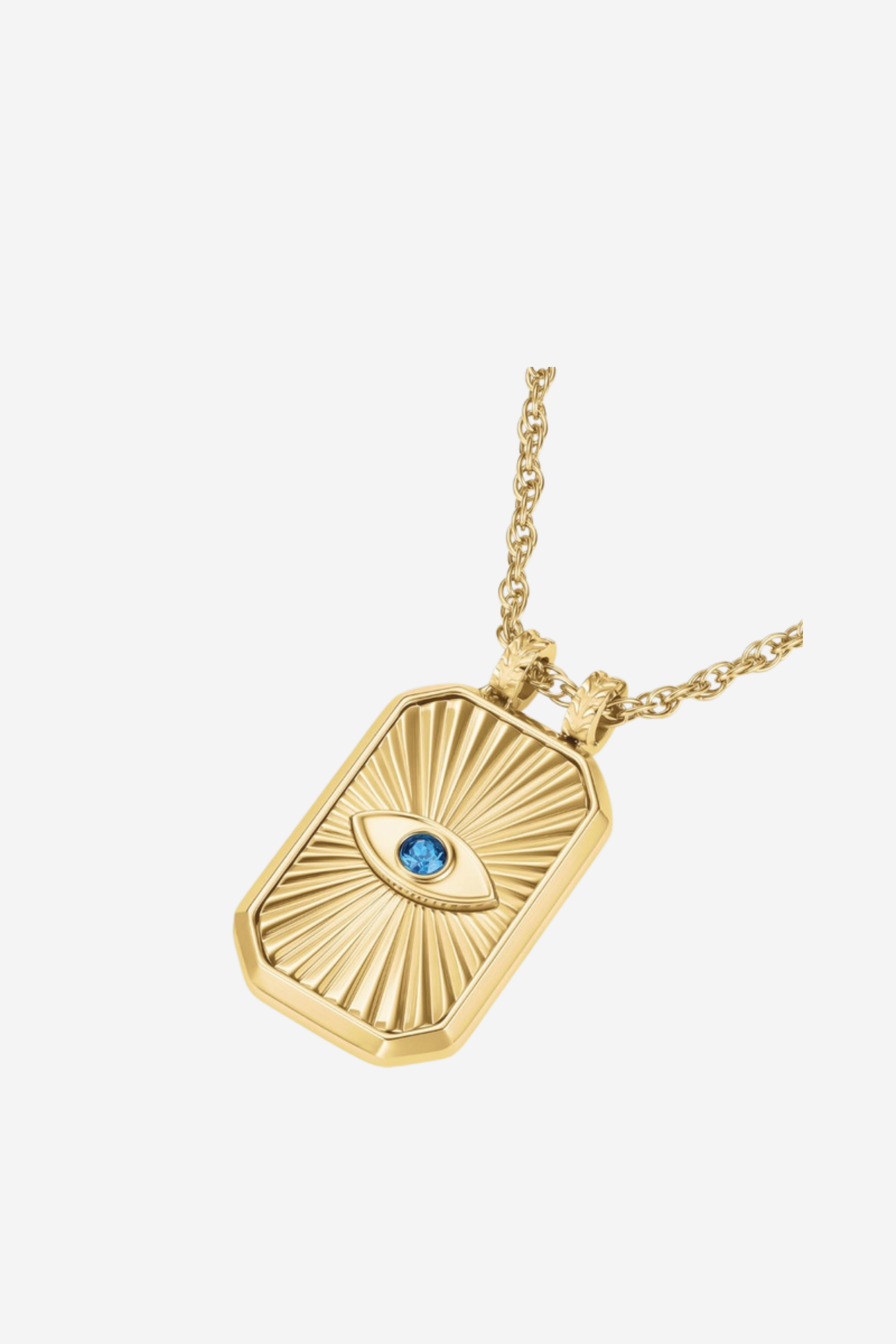 Evil Eye Amulet Gold Necklace