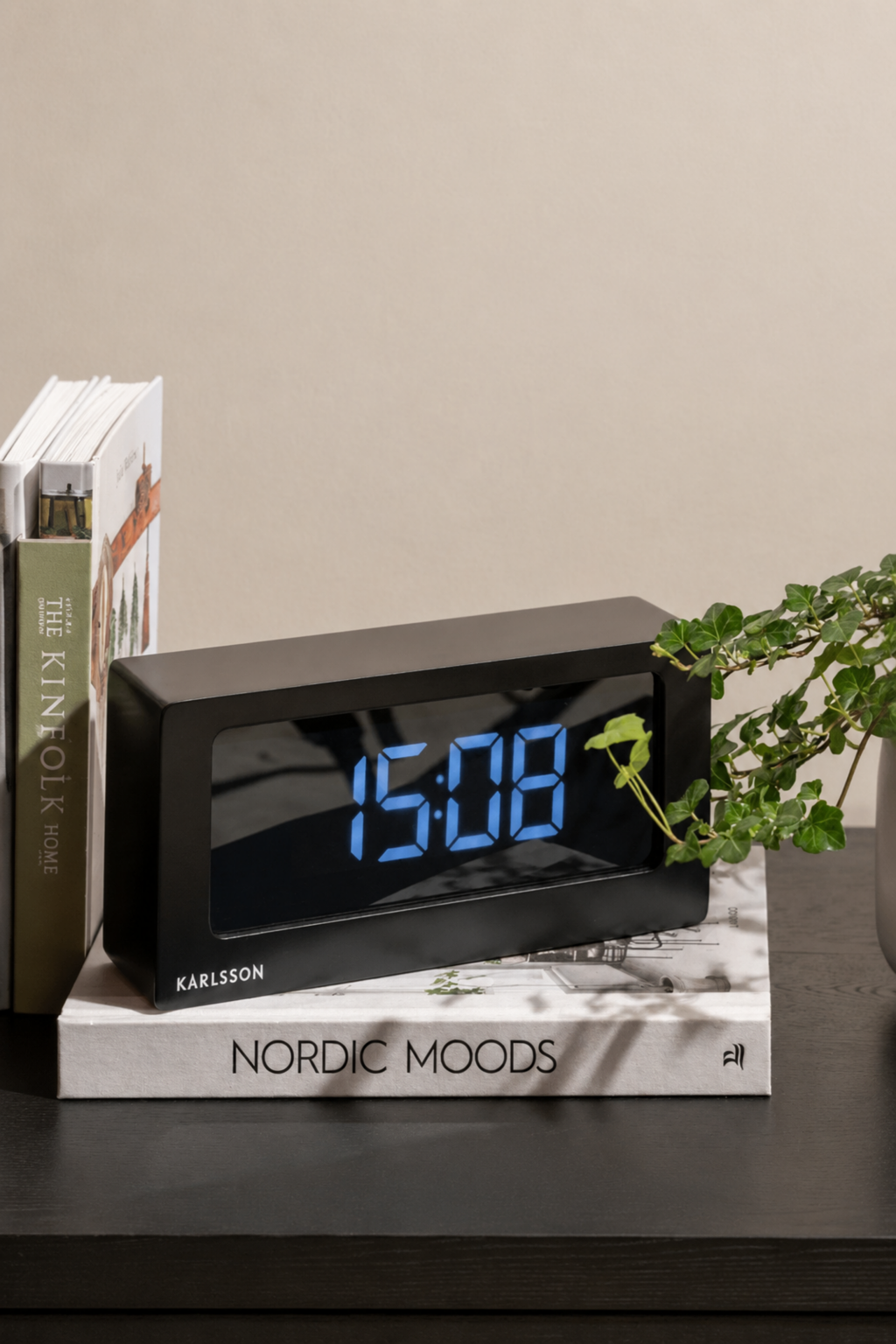 Karlsson Boxed LED Alarm Clock - Black