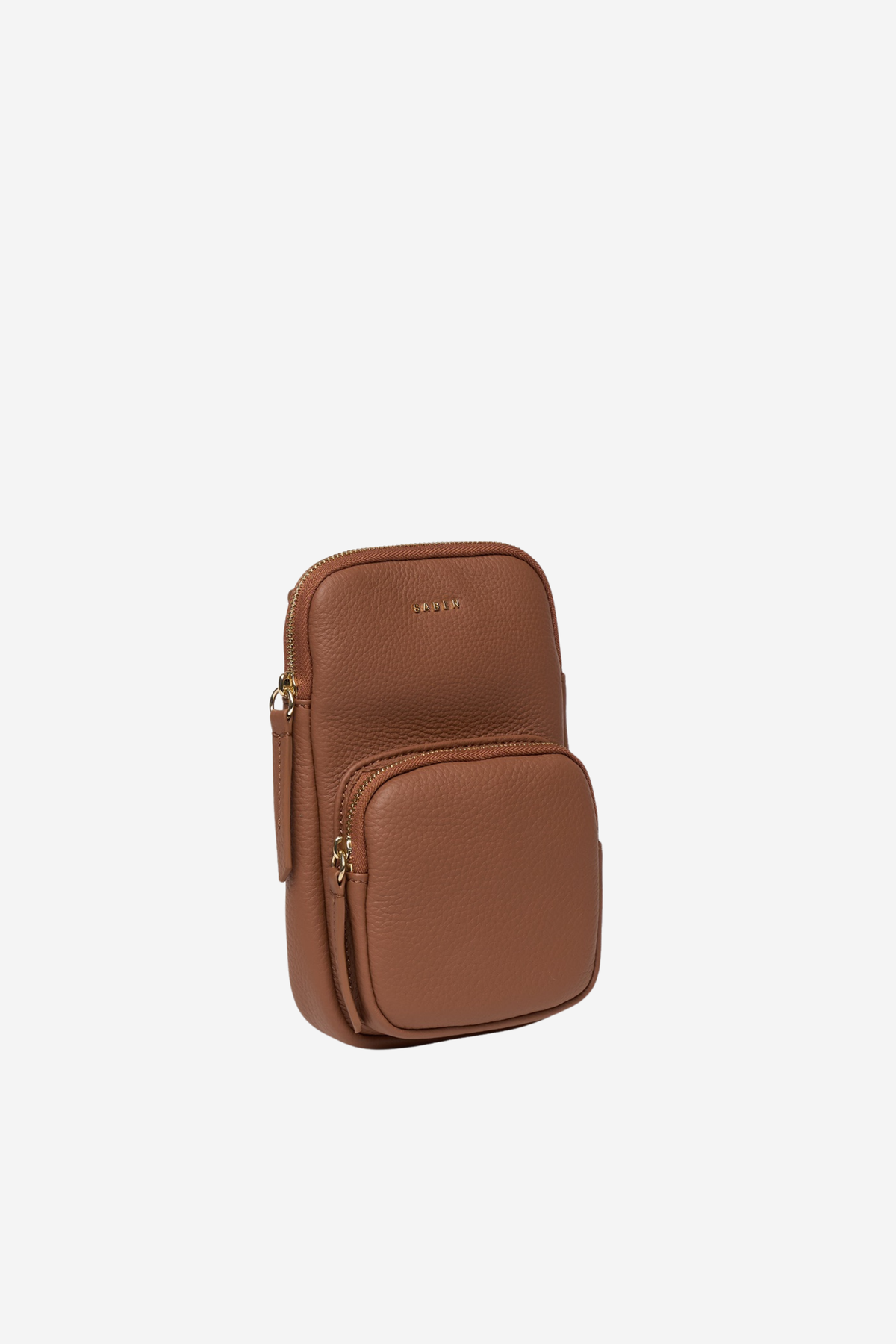Nikko Pocket Phone Sling - Tan Luxe
