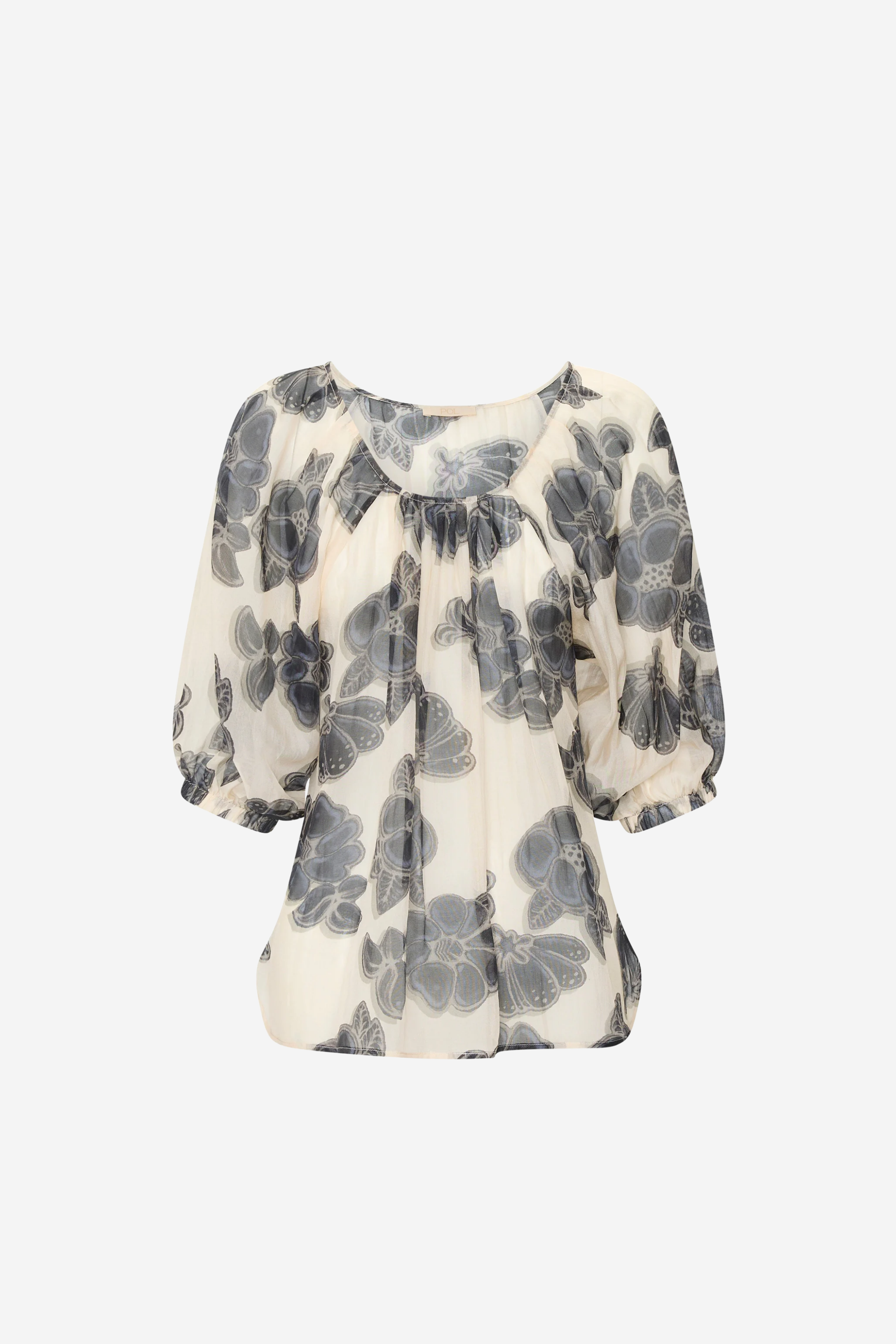 Amara Silk Scoop Top