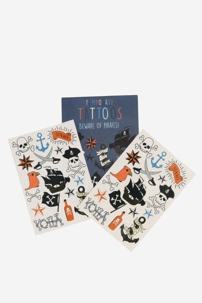 Temporary Tattoos - Beware of the Pirates