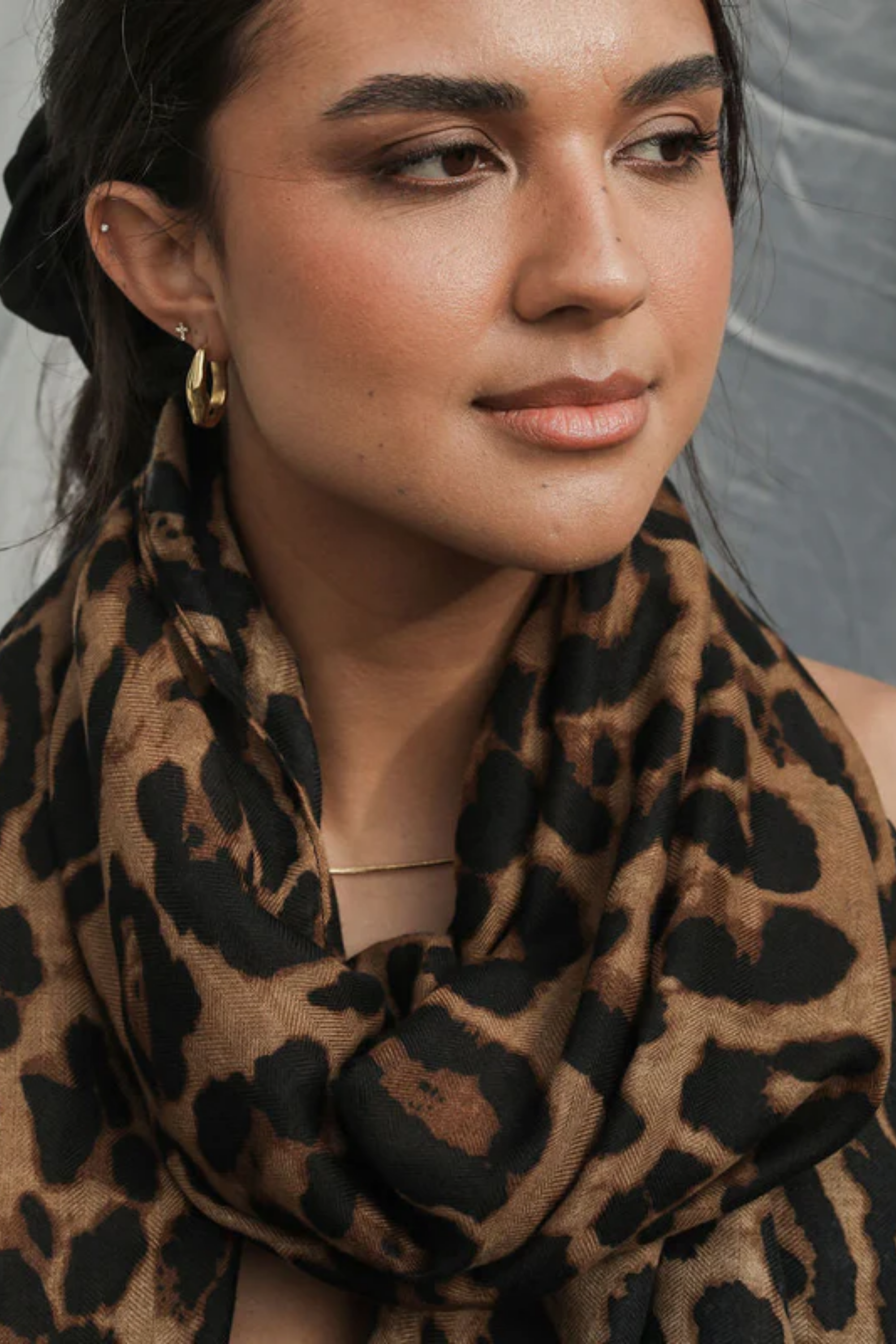 Leopard Print Scarf