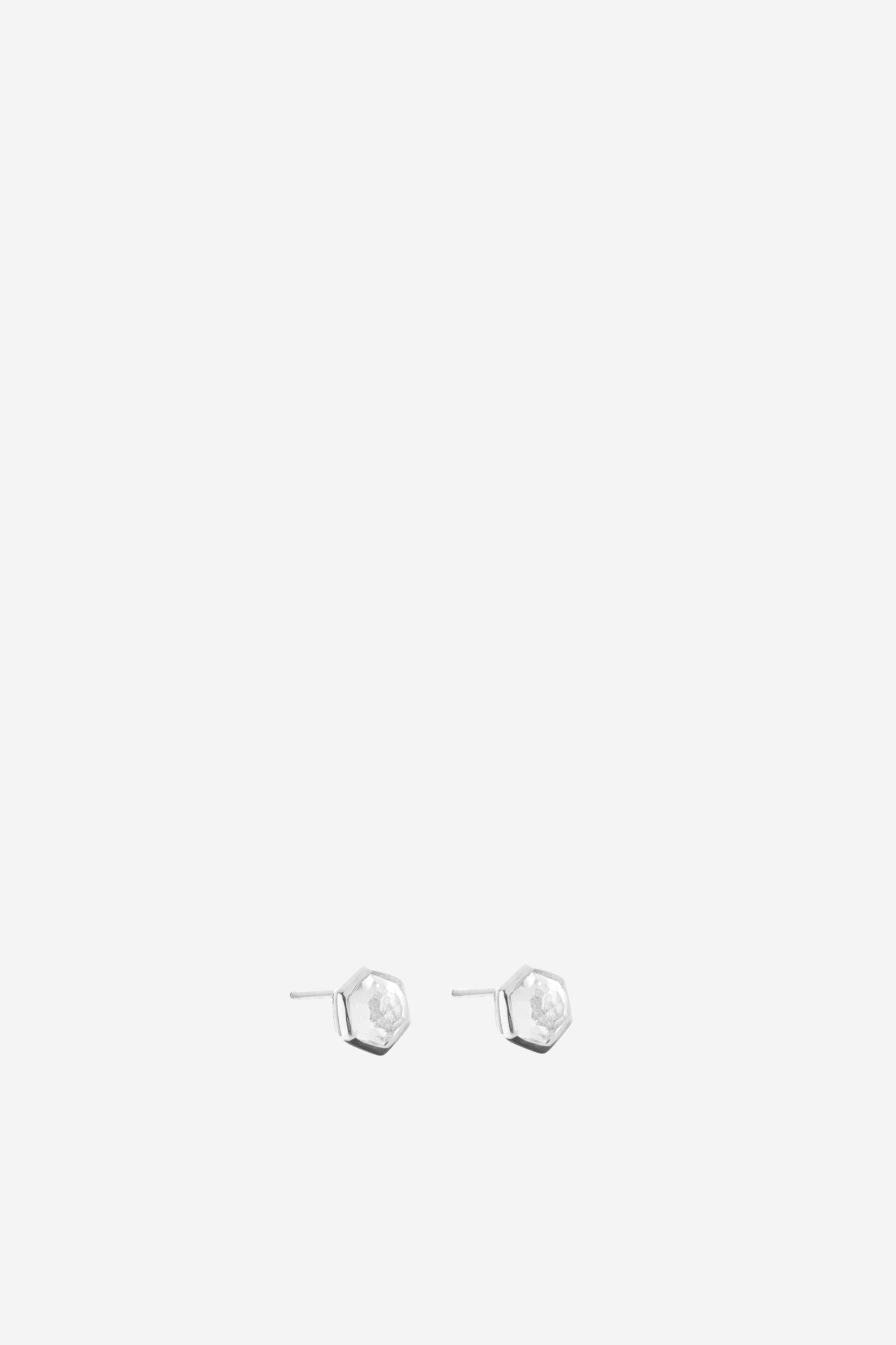 Mini Harmony Studs - Crystal Quartz