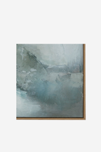 Verona Hand Painted Wall Art Green