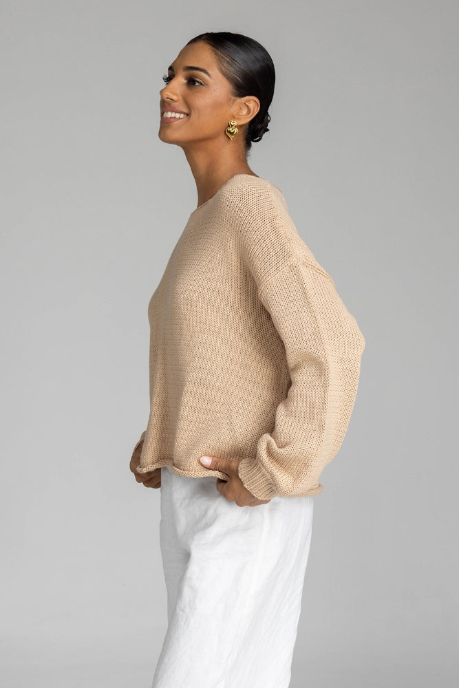 Close Sweater - Tan