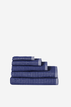 Nero Towel Range - Cobalt/Cream