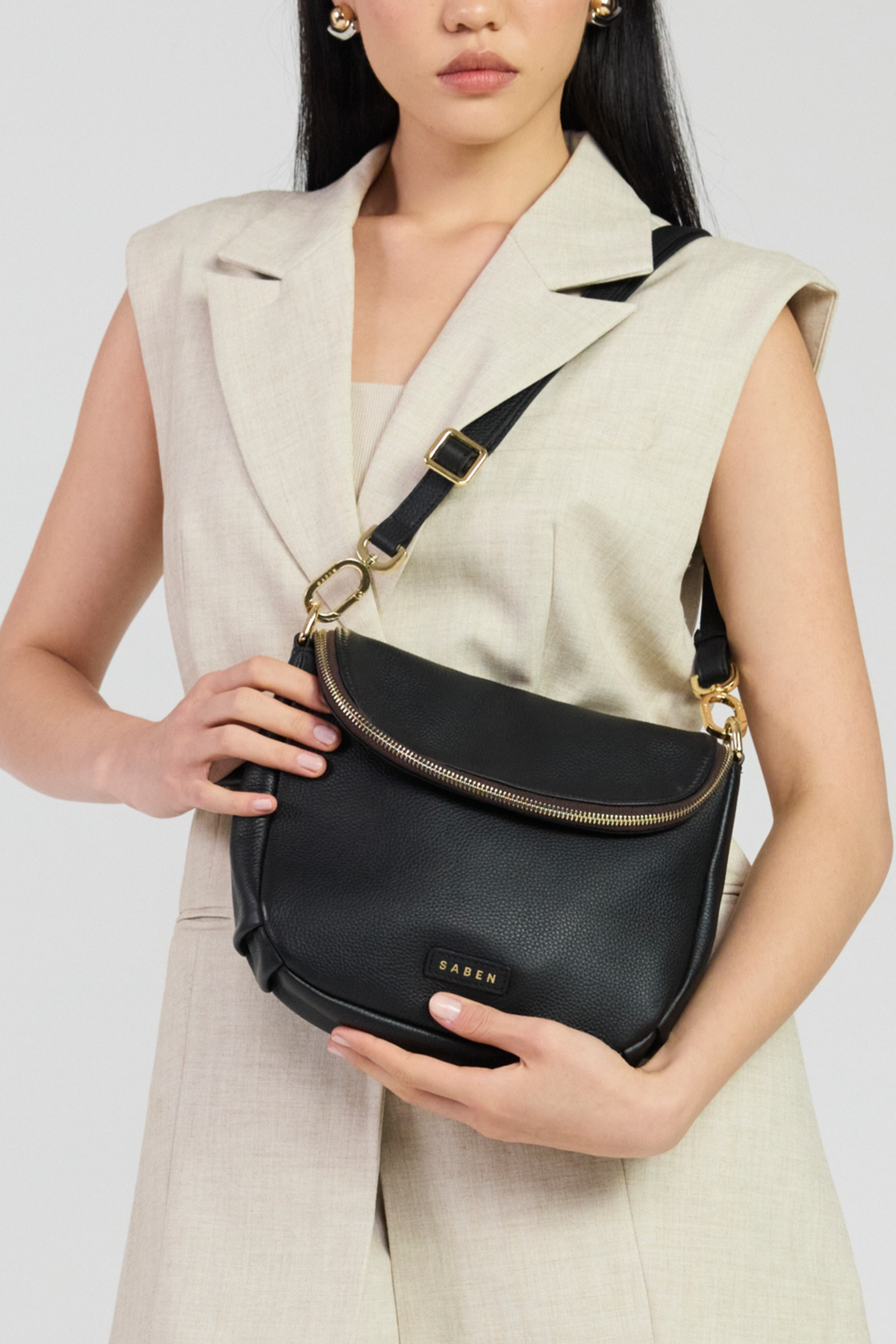 Fifi Crossbody Bag - Black