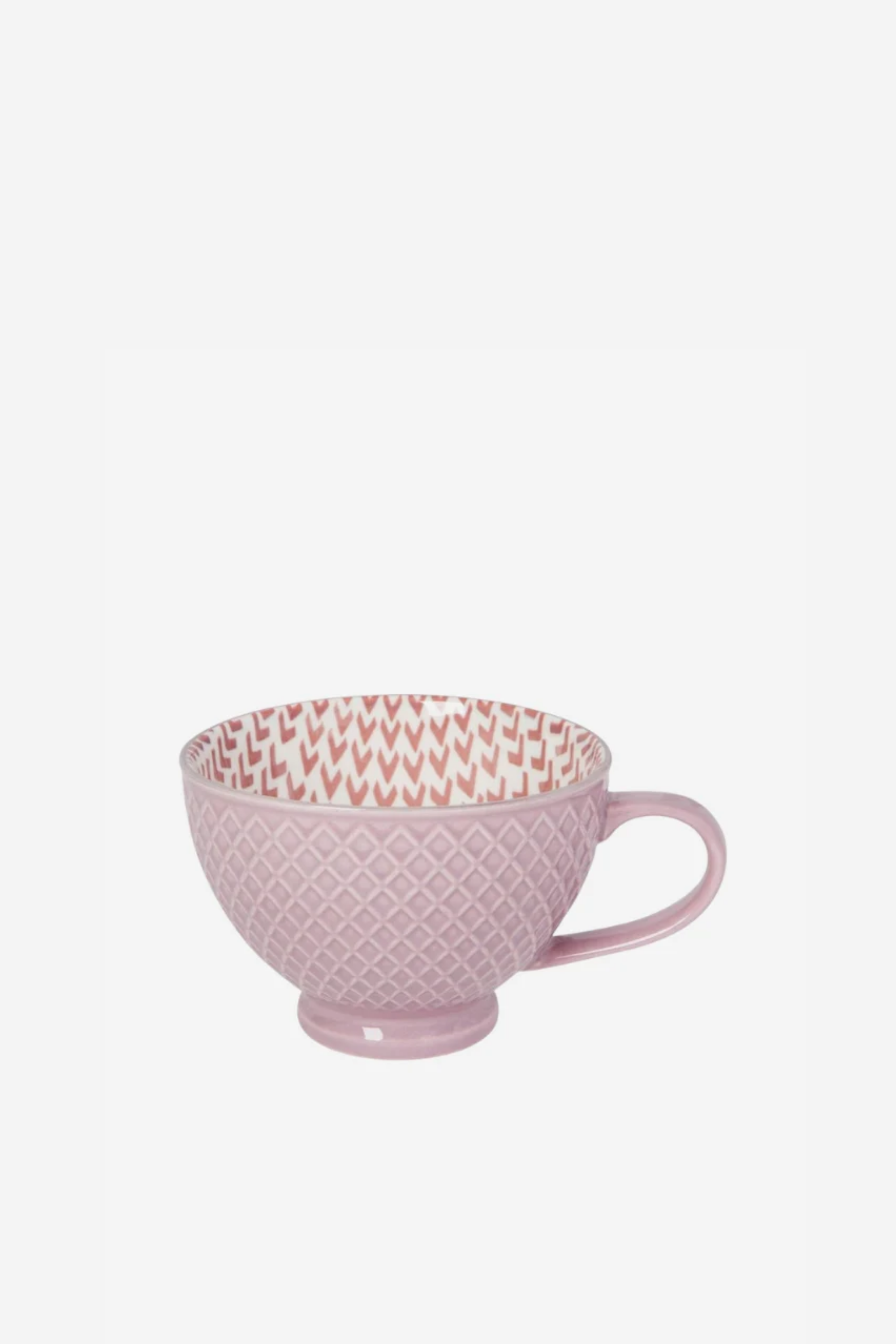 Stamped Latte Mug - Mauve