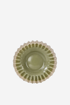 Sigrid Frill Dish - Green & Grey