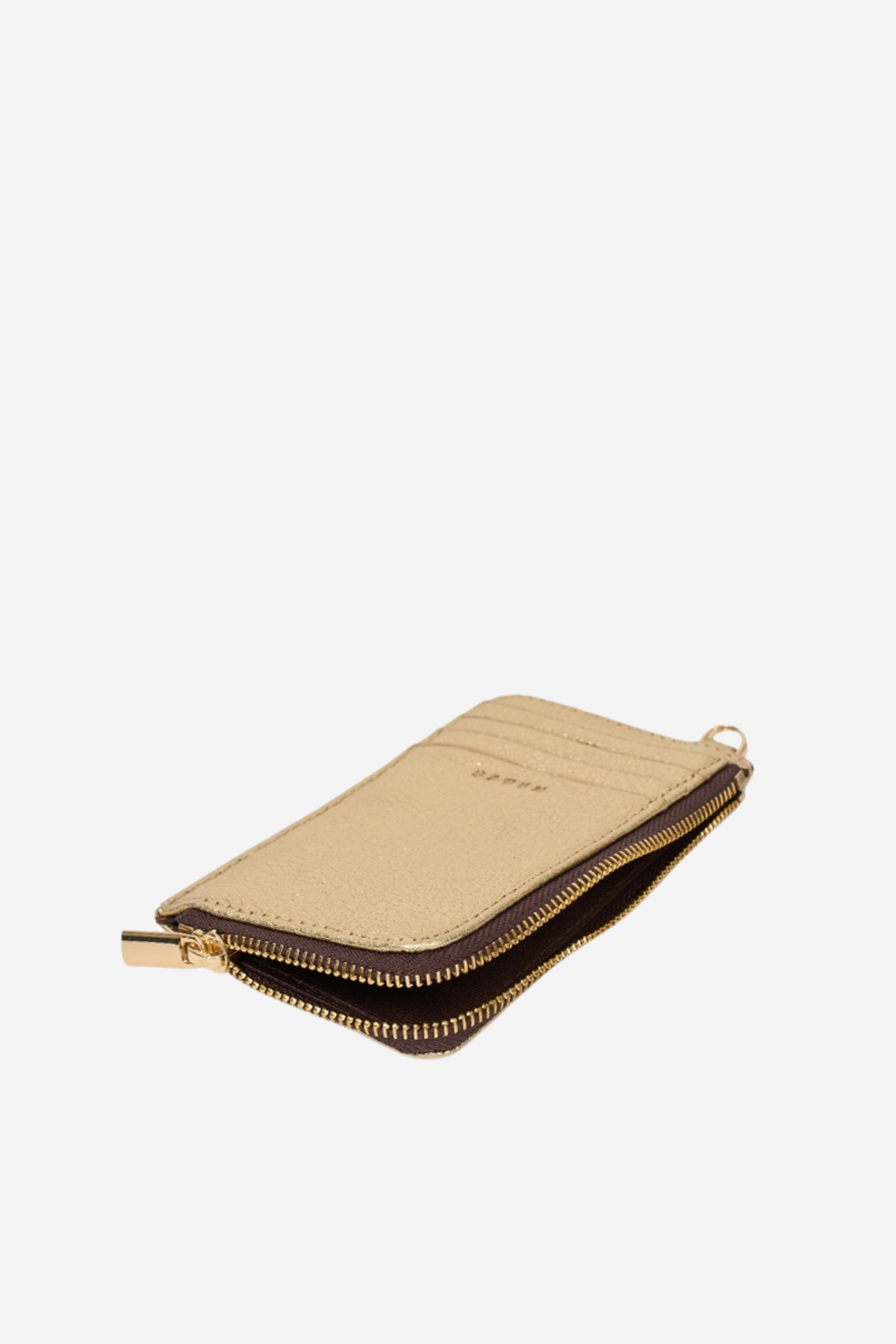 Winona Card Holder - Champagne Metallic