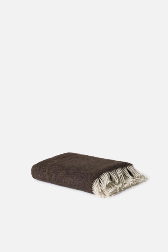 Wool Throw - Cocoa