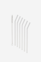 Reusable Glass Drinking Straws - Clear