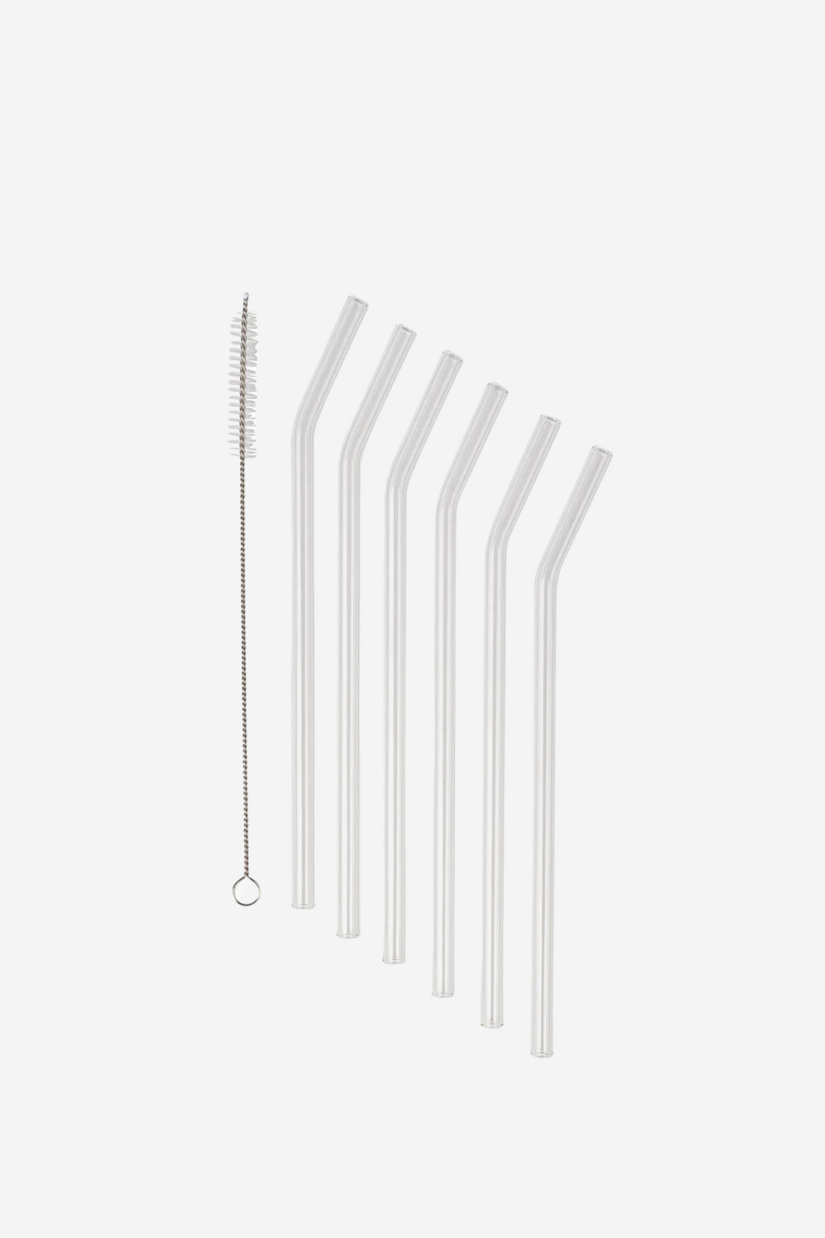 Reusable Glass Drinking Straws - Clear