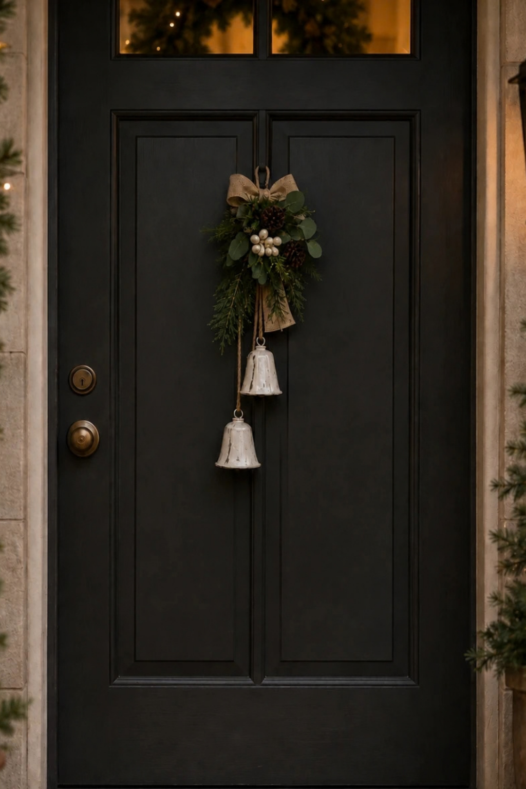 Smooth White Hanging Bell Trio
