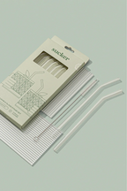 Reusable Glass Drinking Straws - Clear