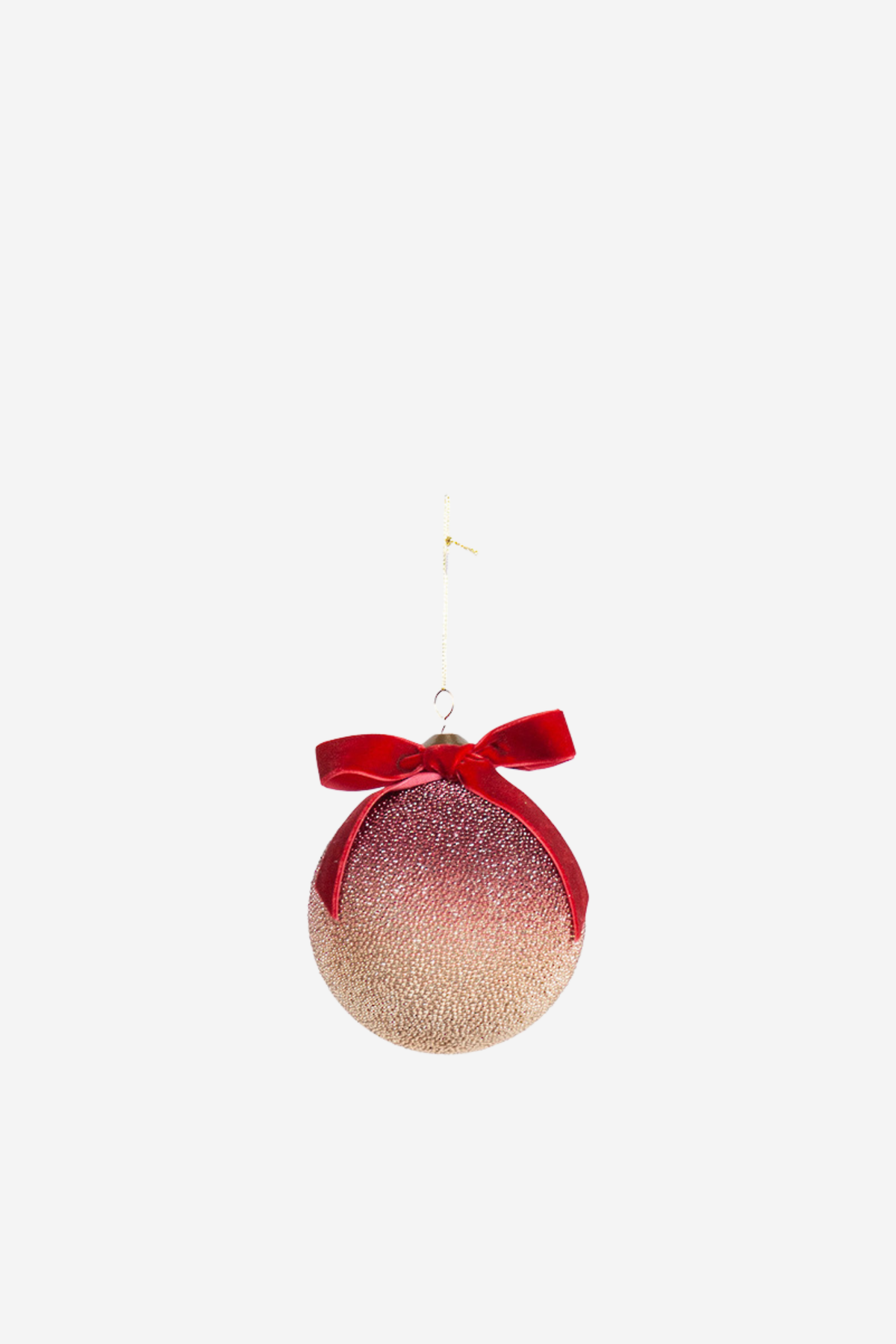 Starburst Glass Bauble - Mulberry