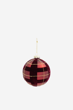Highland Glass Bauble - Mulberry