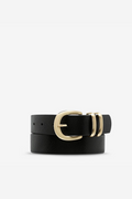 Let It Be Belt - Black/Gold