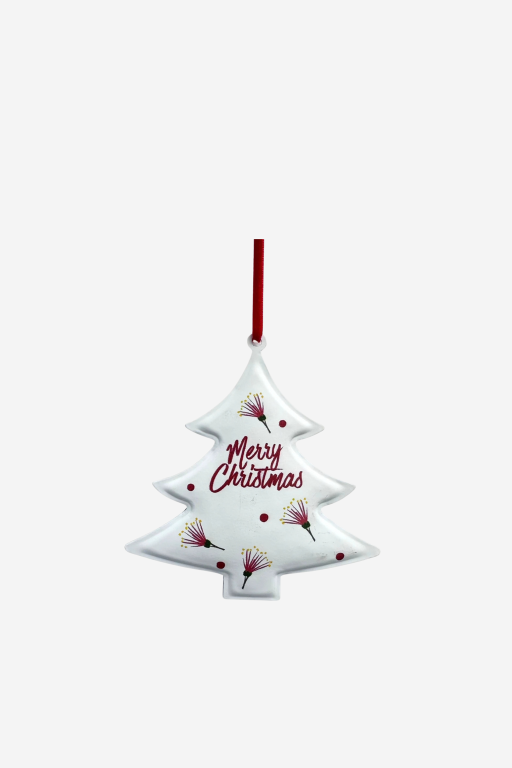 White Pohutukawa Tree Decoration