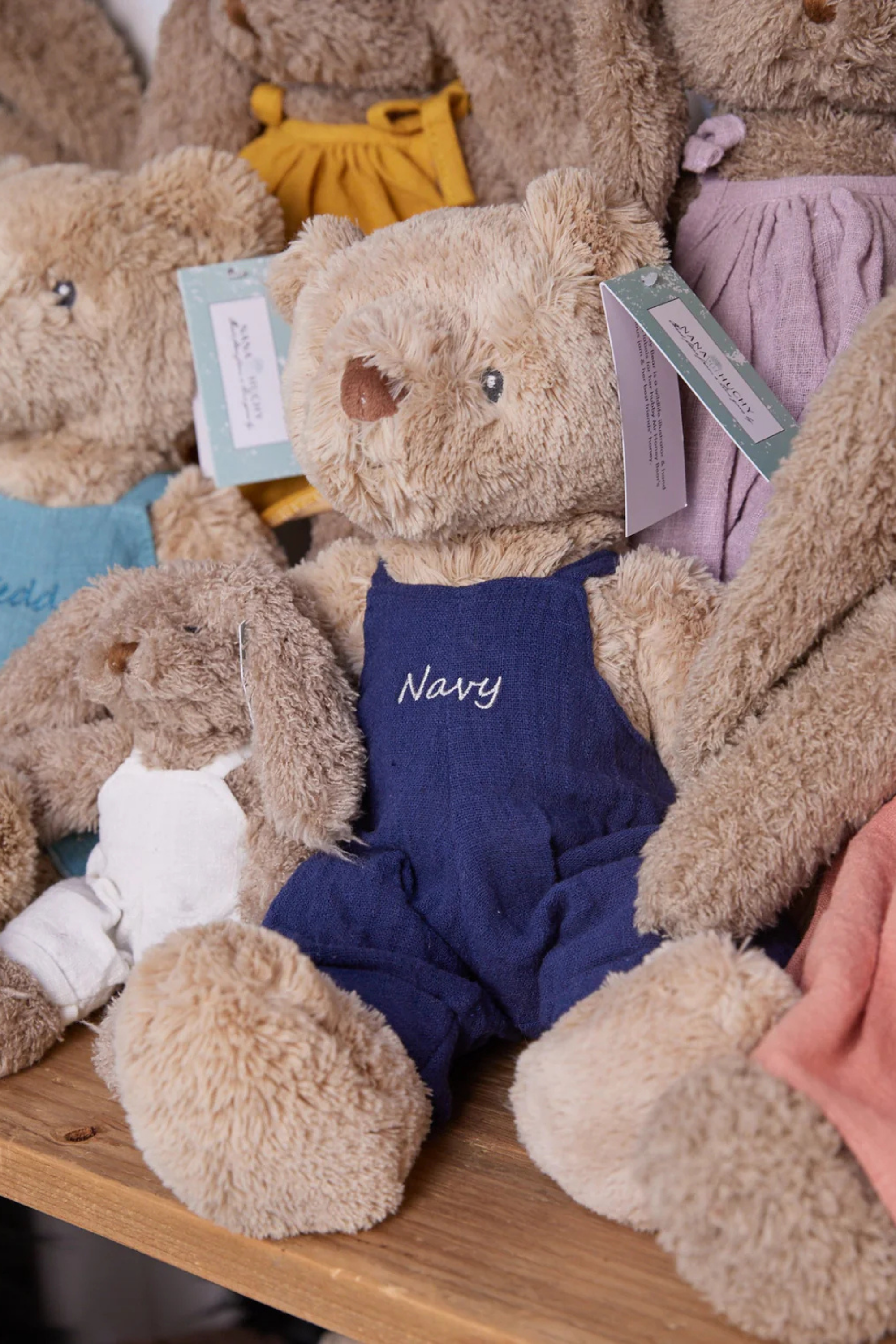 Mr Honey Bear Overalls Navy