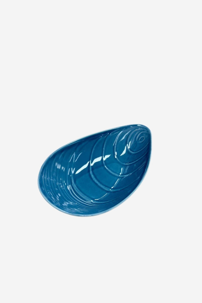 Mussel Porcelain Bowl - Blue