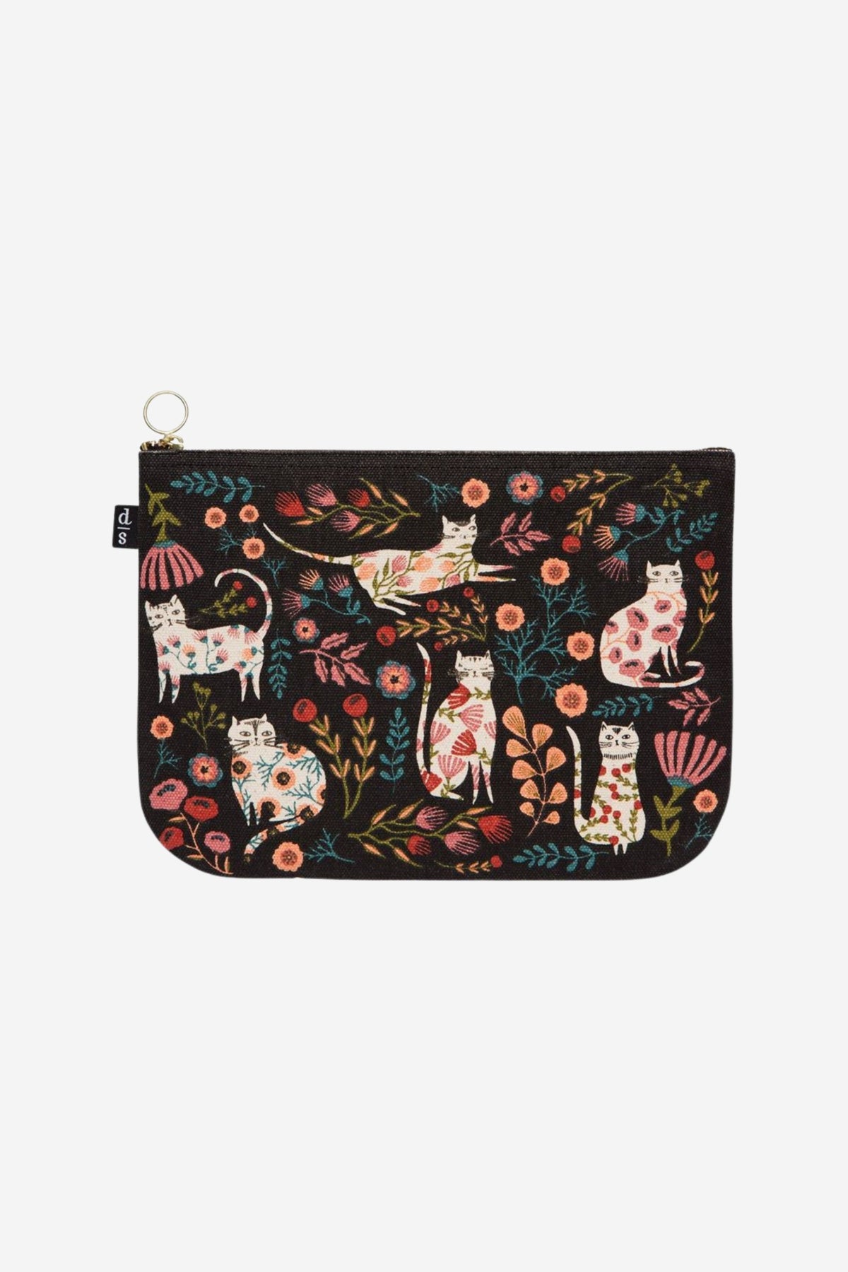 Catbloom Large Zipper Purse