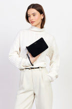 Tilly Crossbody - Black Suede