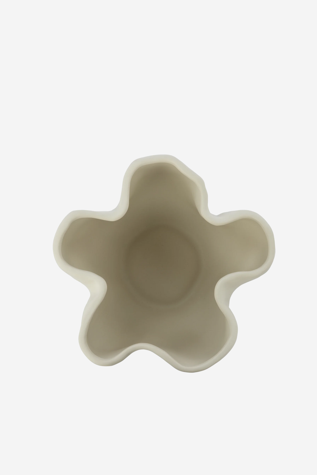 Fluid Vase - Cream