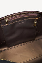 Tabby Shoulder Bag - Black + Bronze