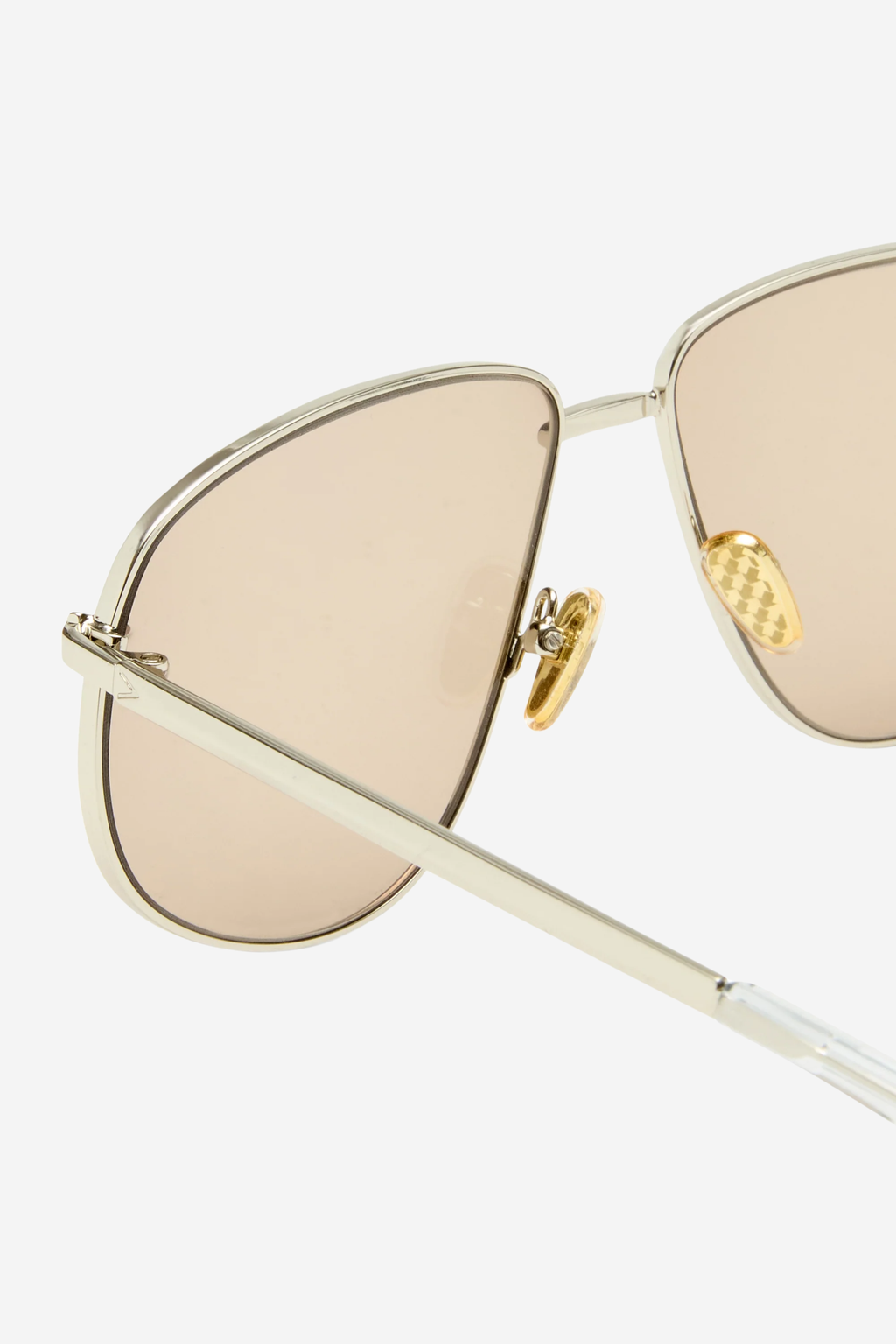 Flux Sunglasses - Silver/Tan Mono