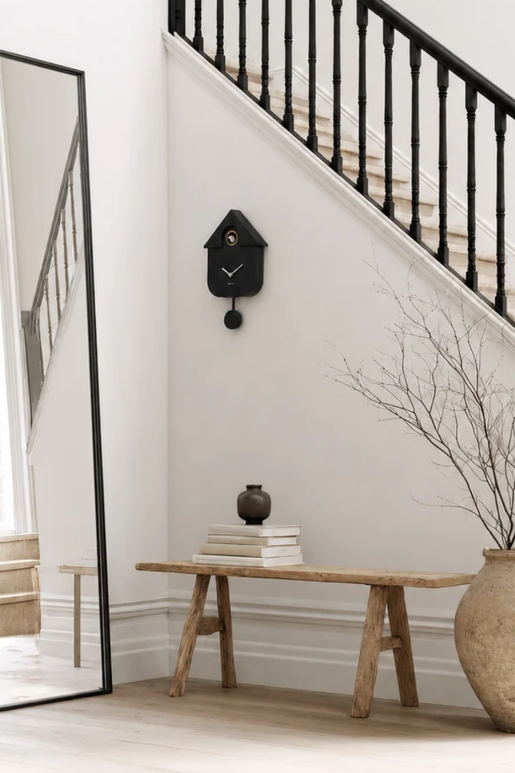 Modern Cuckoo Clock - Black