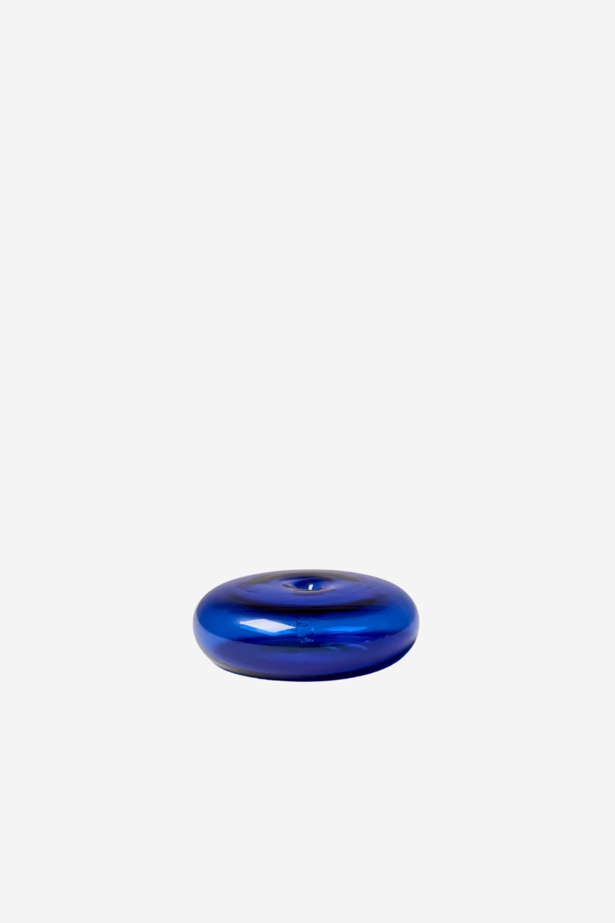 Glass Vessel Incense Holder - Cobalt