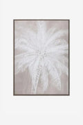 Vintage Palms A - Framed Canvas