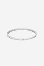 Crystal Bangle - Silver