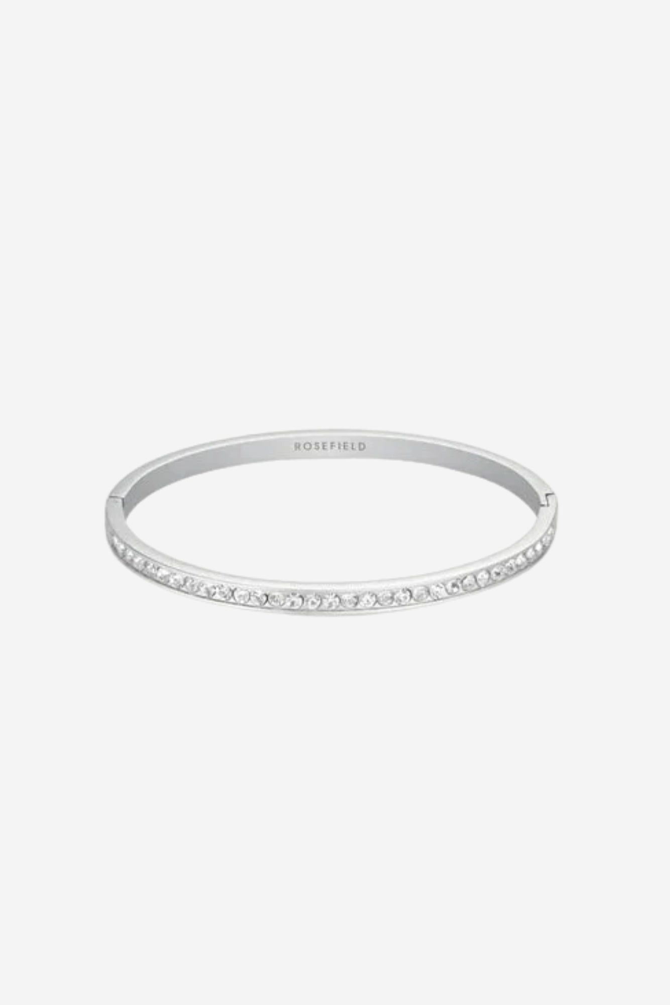 Crystal Bangle - Silver