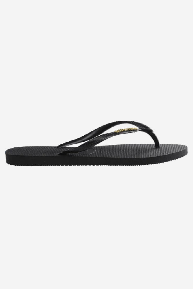 Slim Logo Metallic - Black/Gold